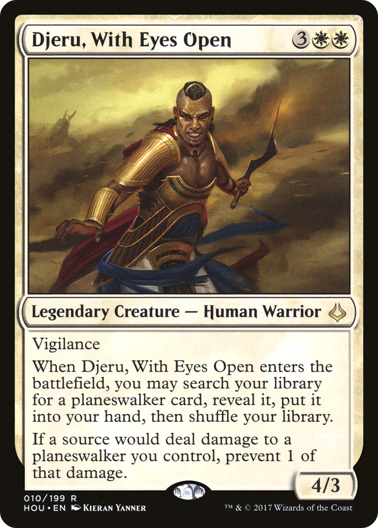 Djeru, With Eyes Open (HOU-010) [Hour of Devastation] MTG Single Wizards of the Coast
