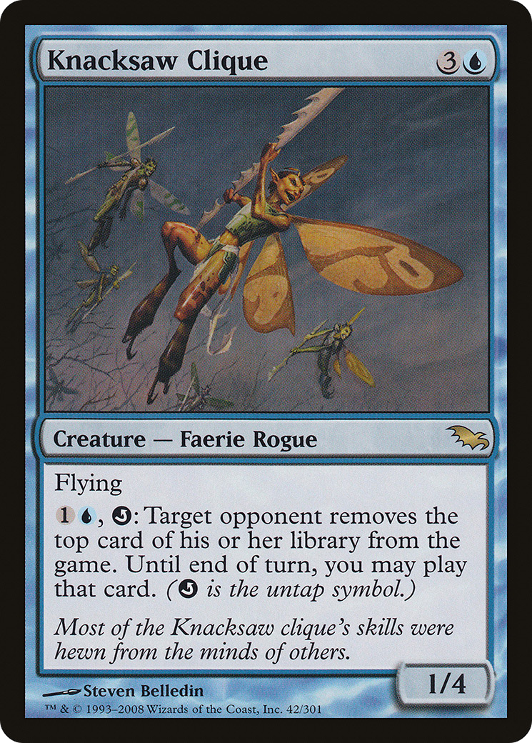 Knacksaw Clique (SHM-042) [Shadowmoor] Foil MTG Single Wizards of the Coast
