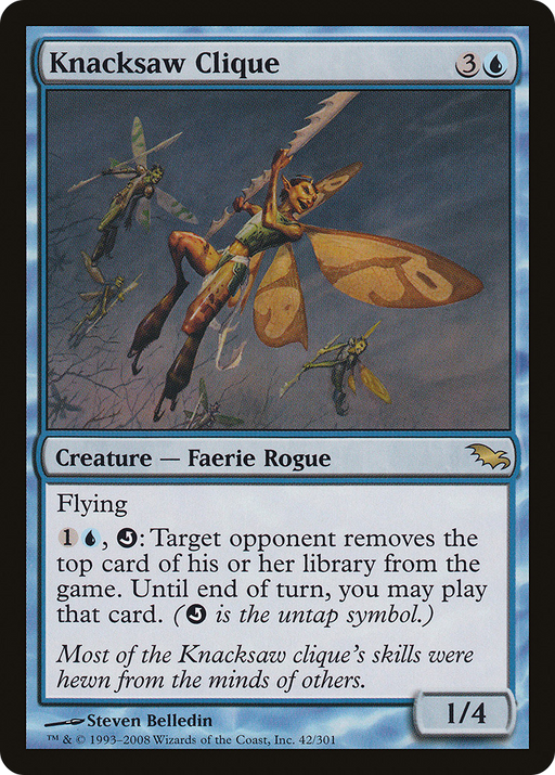 Knacksaw Clique (SHM-042) [Shadowmoor] MTG Single Wizards of the Coast