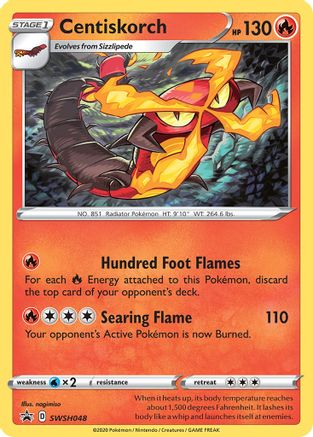 Centiskorch - SWSH048 (SWSH048/307) Holofoil [Promos: SWSH Promo Cards] Pokemon Single Pokémon