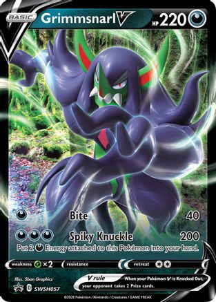 Grimmsnarl V - SWSH057 (SWSH057/307) Holofoil [Promos: SWSH Promo Cards] Pokemon Single Pokémon