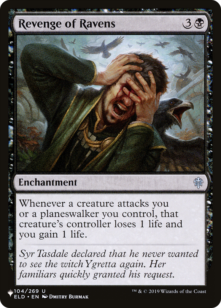 Revenge of Ravens (LIST-ELD-104) [Mystery Booster] The List MTG Single Wizards of the Coast