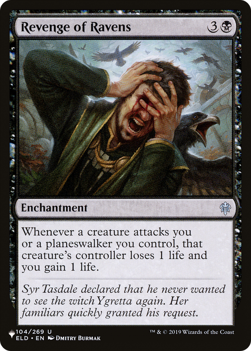 Revenge of Ravens (LIST-ELD-104) [Mystery Booster] The List MTG Single Wizards of the Coast