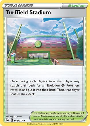 Turffield Stadium (68/73) Reverse Holofoil [SWSH: Champions Path] Pokemon Single Pokémon