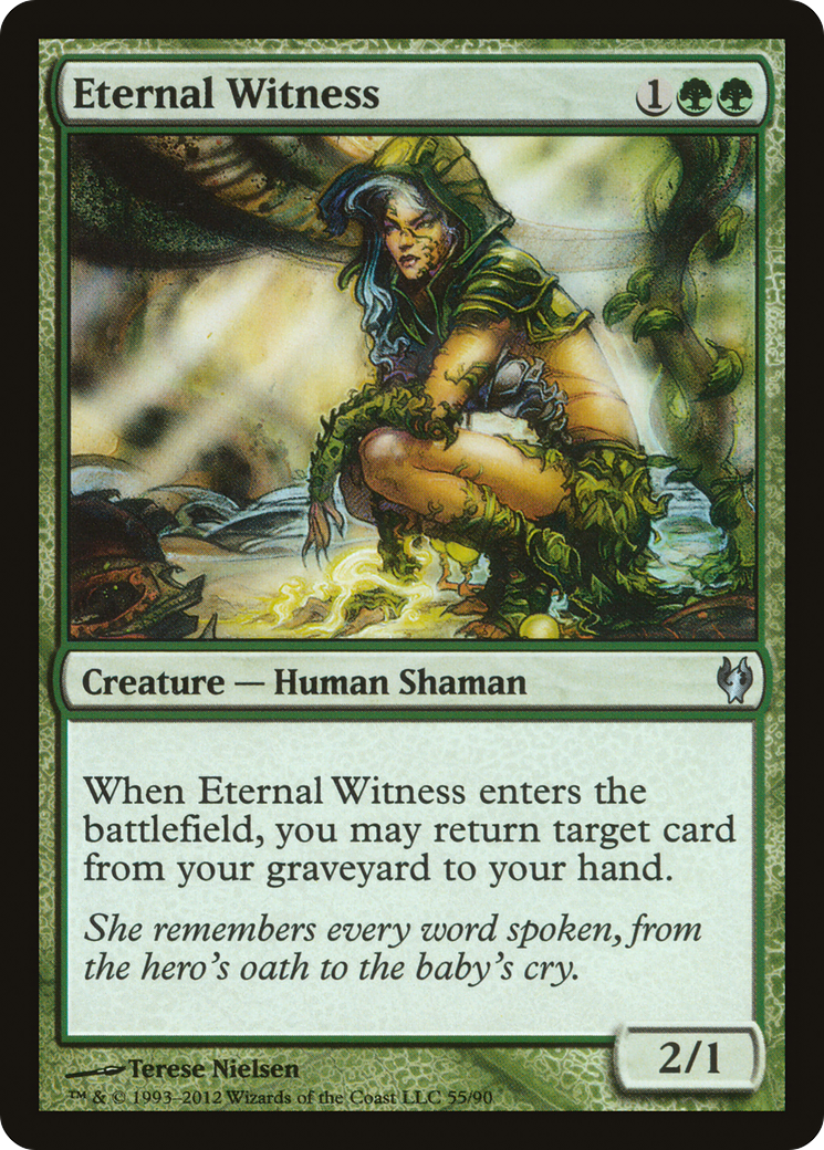 Eternal Witness (DDJ-055) [Misc] Duel Decks: Izzet vs. Golgari MTG Single Wizards of the Coast
