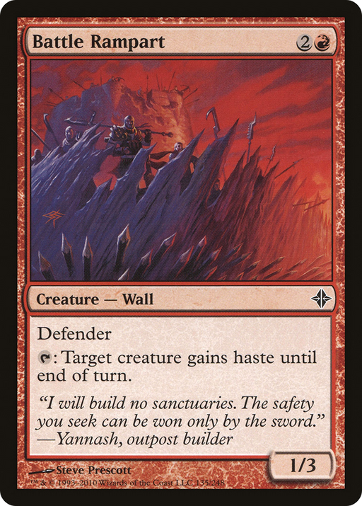 Battle Rampart (ROE-135) [Rise of the Eldrazi] MTG Single Wizards of the Coast