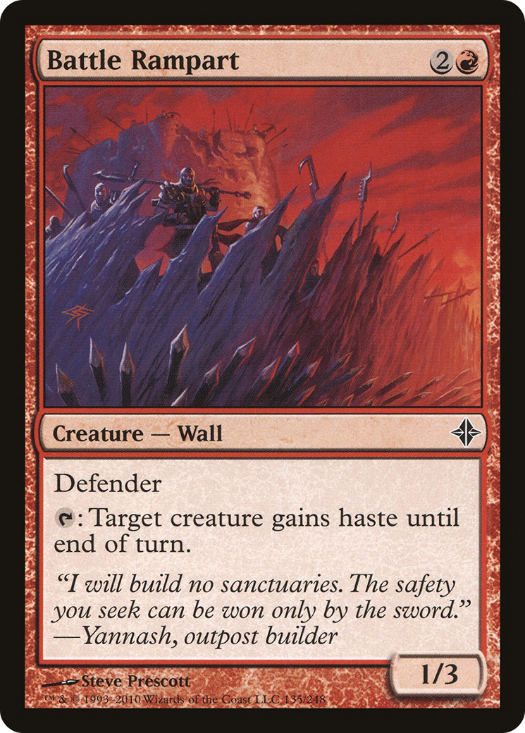 Battle Rampart (ROE-135) [Rise of the Eldrazi] Foil MTG Single Wizards of the Coast