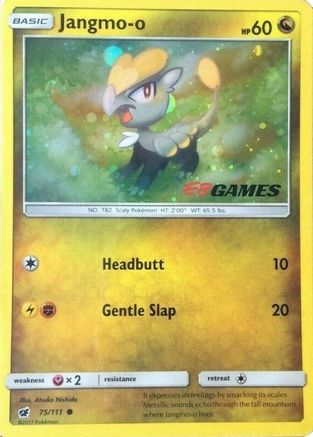 Jangmo-o - 75/111 (Cosmos Holo) (EB Games Promo) Holofoil [Misc: Cards & Products] Pokemon Single Pokémon