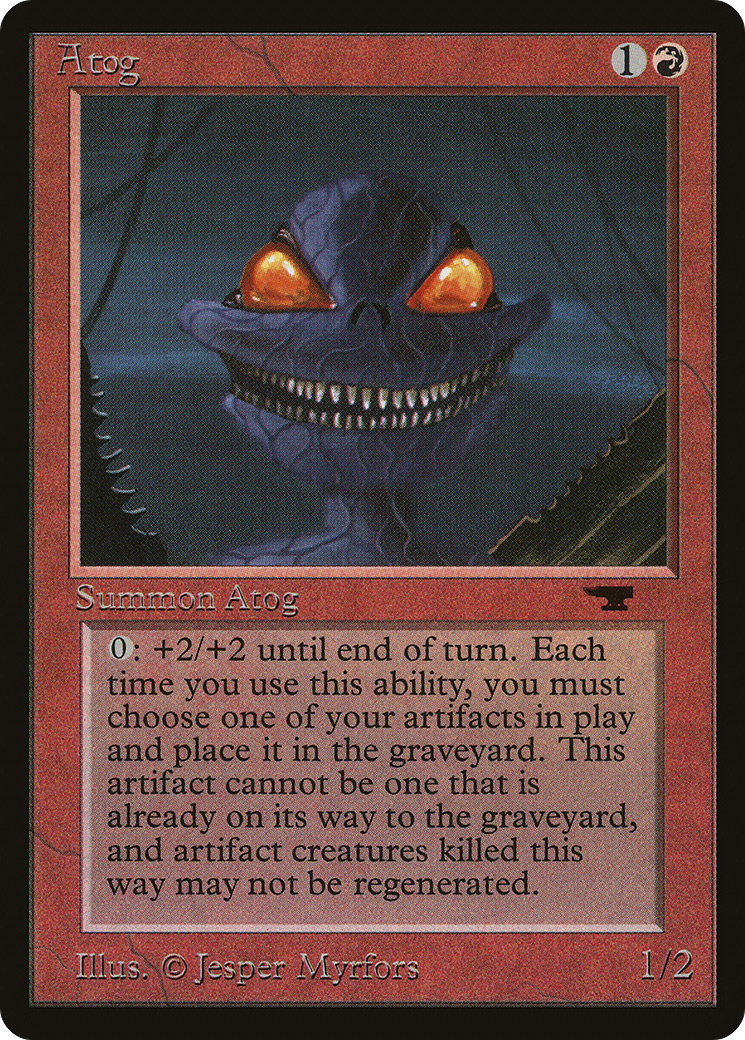 Atog (ATQ-023) [Oldschool] Antiquities MTG Single Wizards of the Coast