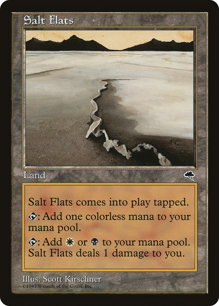 Salt Flats (TMP-324) [Tempest] MTG Single Wizards of the Coast
