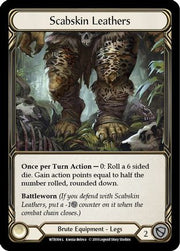 Scabskin Leathers [WTR004-L] Alpha Print Cold Foil Flesh And Blood Single Flesh And Blood   