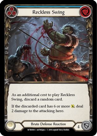 Reckless Swing [WTR008-S] Alpha Print Normal Flesh And Blood Single Flesh And Blood   