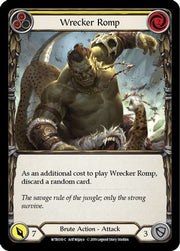 Wrecker Romp (Yellow) [WTR030] Unlimited Edition Rainbow Foil Flesh And Blood Single Flesh And Blood   
