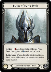 Helm of Isen's Peak [WTR042] Unlimited Edition Rainbow Foil Flesh And Blood Single Flesh And Blood   