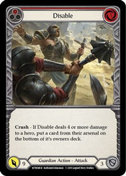 Disable (Red) [WTR048-R] Alpha Print Normal Flesh And Blood Single Flesh And Blood   