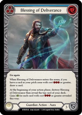Blessing of Deliverance (Blue) [WTR056] Unlimited Edition Normal Flesh And Blood Single Flesh And Blood   