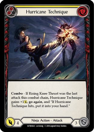 Hurricane Technique [WTR084] Unlimited Edition Normal Flesh And Blood Single Flesh And Blood   