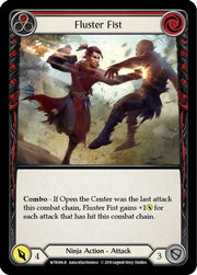 Fluster Fist (Red) [WTR086-R] Alpha Print Rainbow Foil Flesh And Blood Single Flesh And Blood   