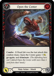 Open the Center (Red) [WTR095] Unlimited Edition Rainbow Foil Flesh And Blood Single Flesh And Blood   