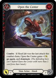 Open the Center (Blue) [WTR097-C] Alpha Print Normal Flesh And Blood Single Flesh And Blood   
