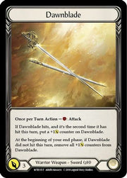 Dawnblade // Rhinar [WTR115 // WTR002] (Welcome to Rathe)  1st Edition Normal Flesh And Blood Single Flesh And Blood   