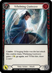Whelming Gustwave (Red) [WTR110] Unlimited Edition Rainbow Foil Flesh And Blood Single Flesh And Blood   