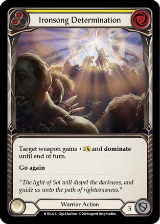Ironsong Determination [WTR122-S] Alpha Print Normal Flesh And Blood Single Flesh And Blood   