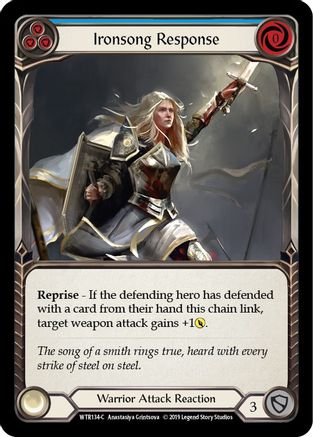 Ironsong Response (Blue) [WTR134-C] Alpha Print Normal Flesh And Blood Single Flesh And Blood   