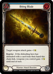 Biting Blade (Blue) [WTR137] Unlimited Edition Normal Flesh And Blood Single Flesh And Blood   