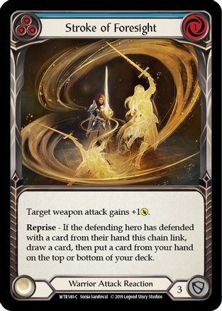 Stroke of Foresight (Blue) [WTR140-C] Alpha Print Normal Flesh And Blood Single Flesh And Blood   