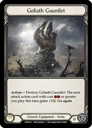 Goliath Gauntlet [WTR153-C] Alpha Print Cold Foil Flesh And Blood Single Flesh And Blood   