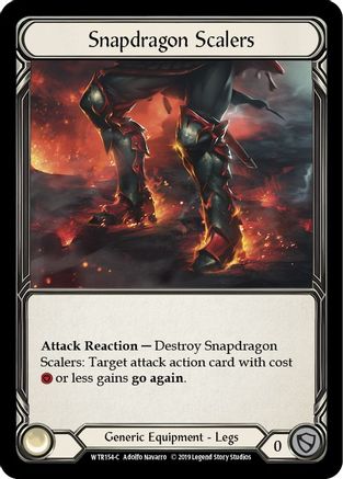 Snapdragon Scalers [WTR154] Unlimited Edition Normal Flesh And Blood Single Flesh And Blood   