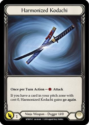 Harmonized Kodachi // Seismic Surge [U-WTR078 // U-WTR075] Unlimited Normal Flesh And Blood Single Flesh And Blood   