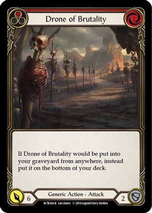 Drone of Brutality (Red) [WTR164-R] Alpha Print Normal Flesh And Blood Single Flesh And Blood   
