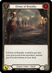 Drone of Brutality (Red) [WTR164-R] Alpha Print Normal Flesh And Blood Single Flesh And Blood   