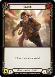 Snatch (Yellow) [WTR168] Unlimited Edition Rainbow Foil Flesh And Blood Single Flesh And Blood   