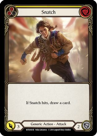 Snatch (Yellow) [WTR168-R] Alpha Print Normal Flesh And Blood Single Flesh And Blood   