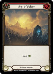 Sigil of Solace (Red) [WTR173-R] Alpha Print Normal Flesh And Blood Single Flesh And Blood   