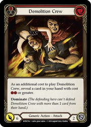 Demolition Crew (Red) [WTR179] Unlimited Edition Normal Flesh And Blood Single Flesh And Blood   
