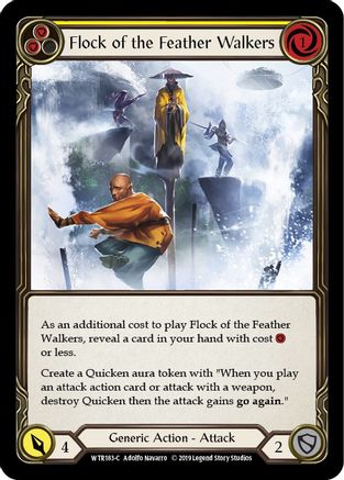 Flock of the Feather Walkers (Yellow) [WTR183-C] Alpha Print Normal Flesh And Blood Single Flesh And Blood   