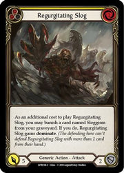 Regurgitating Slog (Yellow) [WTR198] Unlimited Edition Rainbow Foil Flesh And Blood Single Flesh And Blood   