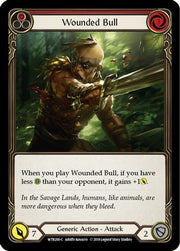 Wounded Bull (Red) [WTR200] Unlimited Edition Rainbow Foil Flesh And Blood Single Flesh And Blood   