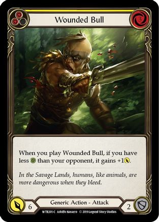 Wounded Bull (Yellow) [WTR201-C] Alpha Print Normal Flesh And Blood Single Flesh And Blood   