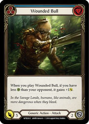 Wounded Bull (Blue) [WTR202] Unlimited Edition Normal Flesh And Blood Single Flesh And Blood   