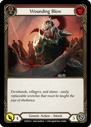 Wounding Blow (Red) [WTR203] Unlimited Edition Normal Flesh And Blood Single Flesh And Blood   
