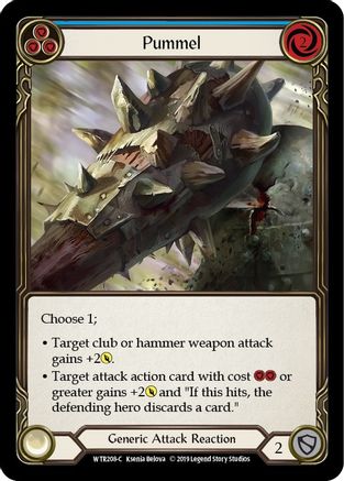 Pummel (Blue) [WTR208] Unlimited Edition Normal Flesh And Blood Single Flesh And Blood   
