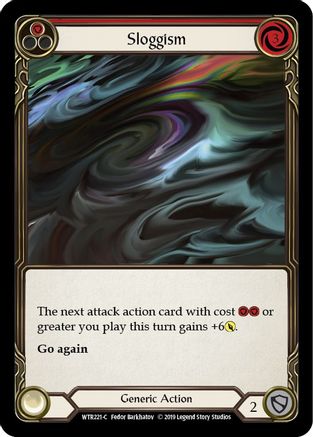 Sloggism (Red) [WTR221] Unlimited Edition Normal Flesh And Blood Single Flesh And Blood   