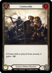 Unmovable (Blue) [WTR214] Unlimited Edition Normal Flesh And Blood Single Flesh And Blood   