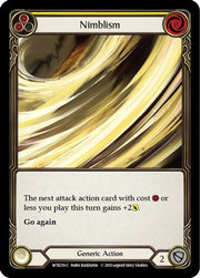 Nimblism (Yellow) [WTR219-C] Alpha Print Rainbow Foil Flesh And Blood Single Flesh And Blood   