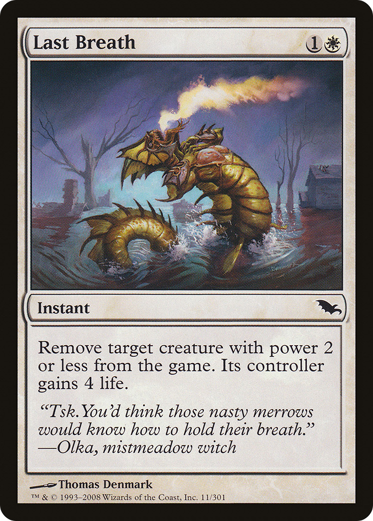 Last Breath (SHM-011) [Shadowmoor] MTG Single Wizards of the Coast